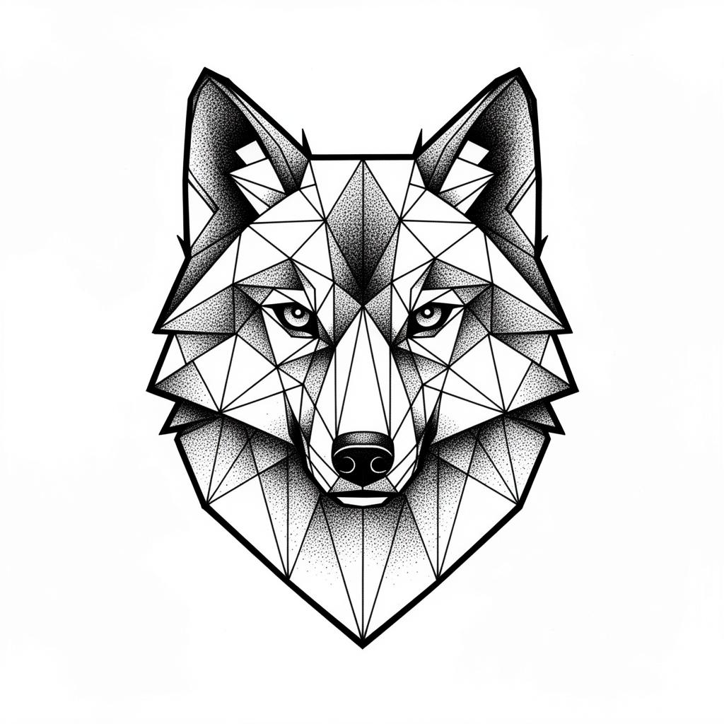 Geometric tattoo style