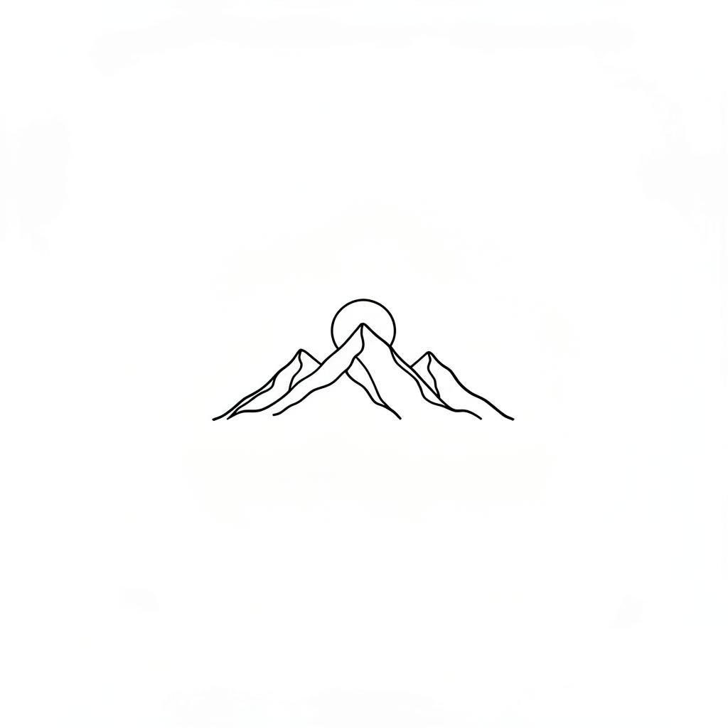 Minimalist tattoo style