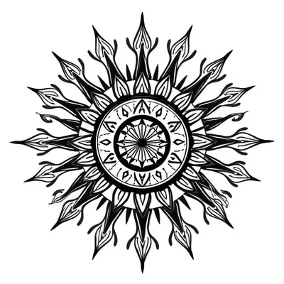 Sun Tattoo Ideas